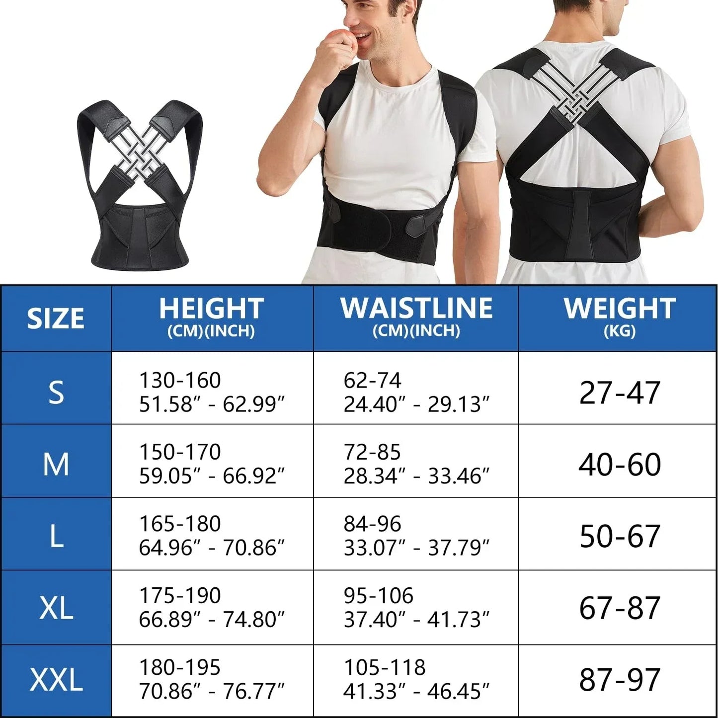 ZELOX™-Posture Corrector Brace for Men and Women